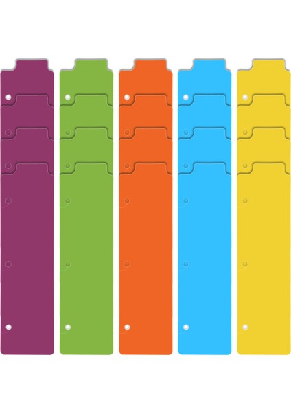 20 Adet Plastik Ayraç Klasör Ayırıcı Planlayıcı Çok Renkli (Yurt Dışından) modelleri