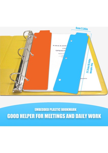 20 Adet Plastik Ayraç Klasör Ayırıcı Planlayıcı Çok Renkli (Yurt Dışından) fırsatları