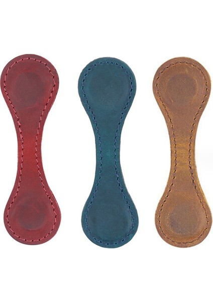 3 Adet Manyetik Ayraçlar, Deri Kitap Ayraçları Okuma Kitabı Için Klips (Yurt Dışından)