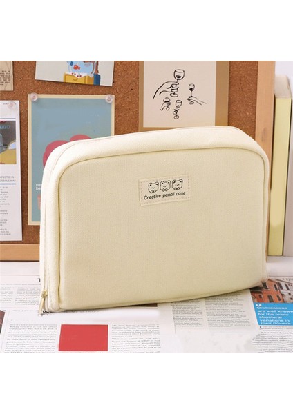 Büyük Kapasiteli Öğrenci Kalem Kırtasiye Kalem Çantası Fermuarlı Kalem Çantası (Yurt Dışından) modelleri