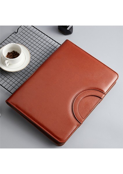 Kadınlar/erkekler Için Fermuarlı Pu Deri Portföy Klasörü, Not Defteri Browm (Yurt Dışından) modelleri