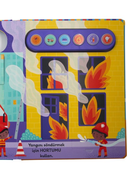 Işıklı ve Sesli Pencereli Kitabım - İtfaiyeci Olmak İstiyorum modelleri