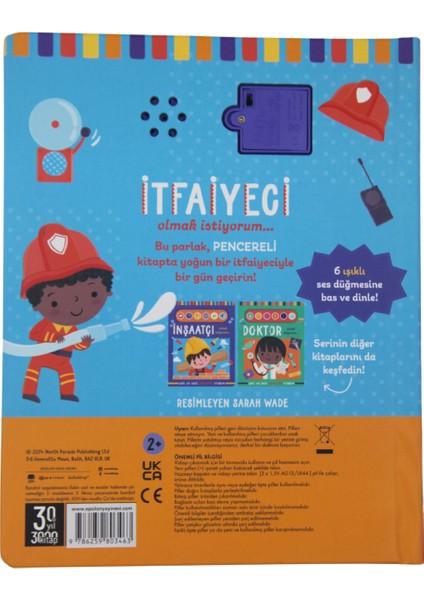 Işıklı ve Sesli Pencereli Kitabım - İtfaiyeci Olmak İstiyorum indirimleri