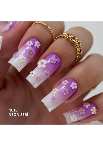 Kalıcı Oje N010, Neon Mor, 4 ml modelleri