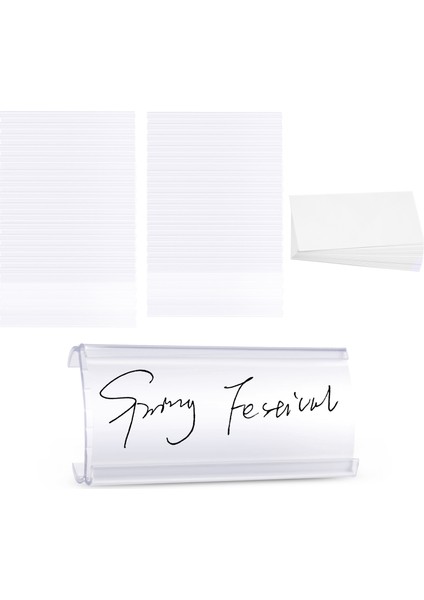 Tel Raf Etiket Tutucuları, 30 Paket Plastik Tel Raf Etiket Klipsleri (Yurt Dışından) fiyatları