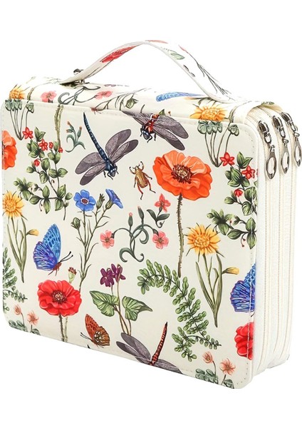 Öğrenci Veya Sanatçı Için Fermuarlı Kalemlikli Renkli Kalem Kutusu A (Yurt Dışından)