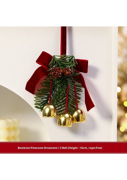 Yeni Yılbaşı Ağacı Çanları Asılı Yılbaşı Dekorasyonu Ortam Çanları (Yurt Dışından)