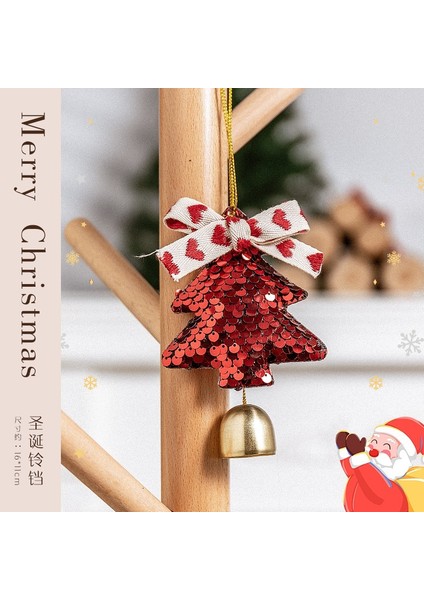 Yeni Yılbaşı Ağacı Çanları Asılı Yılbaşı Dekorasyonu Ortam Çanları (Yurt Dışından)