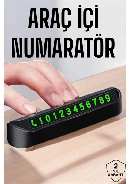 Numaralık Araç Içi Araba Araç Park Numaratör Telefon Numarası Yazma fiyatları