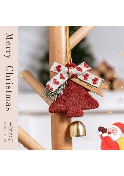 Yeni Yılbaşı Ağacı Çanları Asılı Yılbaşı Dekorasyonu Ortam Çanları (Yurt Dışından)