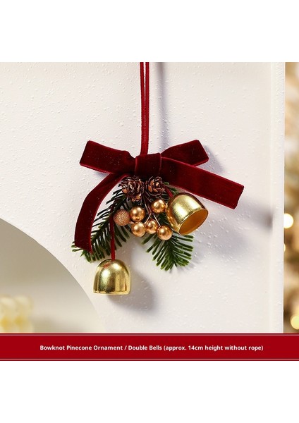 Yeni Yılbaşı Ağacı Çanları Asılı Yılbaşı Dekorasyonu Ortam Çanları (Yurt Dışından)