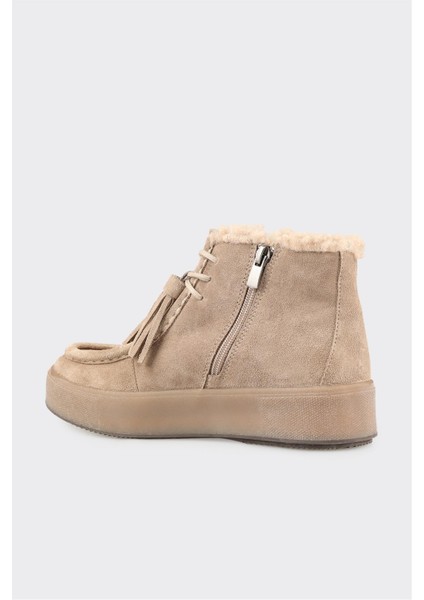 Vizon Deri Kadın Günlük Spor Bot modelleri