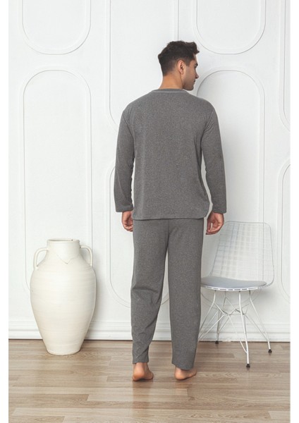 Ercan Önden Düğmeli Gri Erkek Pjm Tkm modelleri