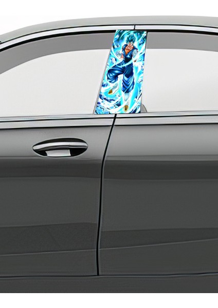 Araç Kapı Direk Kaplama Folyosu Desenli (Sağ Sol Takım) (2 Adet) - 22X50 cm