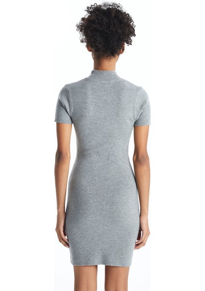 Yeni Sezon Dik Yaka Kadın Triko Elbise fırsatları