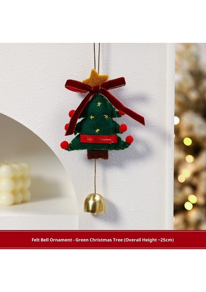 Yeni Yılbaşı Ağacı Çanları Asılı Yılbaşı Dekorasyonu Ortam Çanları (Yurt Dışından)