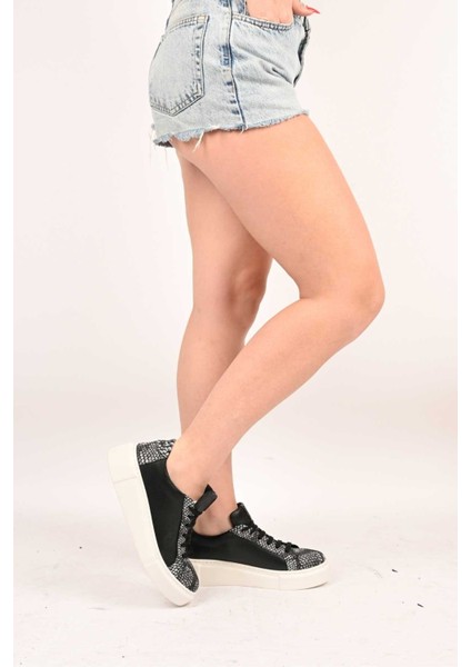 Bağcıklı Poli Taban Hakiki Deri Sneaker 101-5022-09-26K Kadın Ayakkabı
