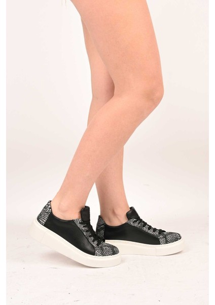 Bağcıklı Poli Taban Hakiki Deri Sneaker 101-5022-09-26K Kadın Ayakkabı fiyatları