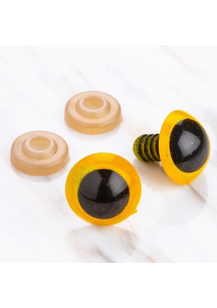 Loren 16 mm Sarı 5 Çift Amigurumi Göz