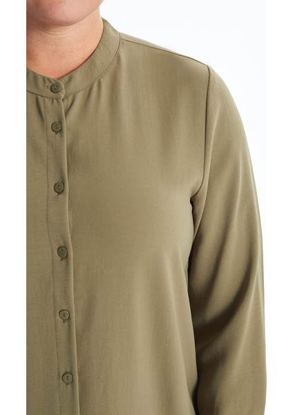 Yeni Sezon Hakim Yaka Kadın Gömlek Tunik modelleri