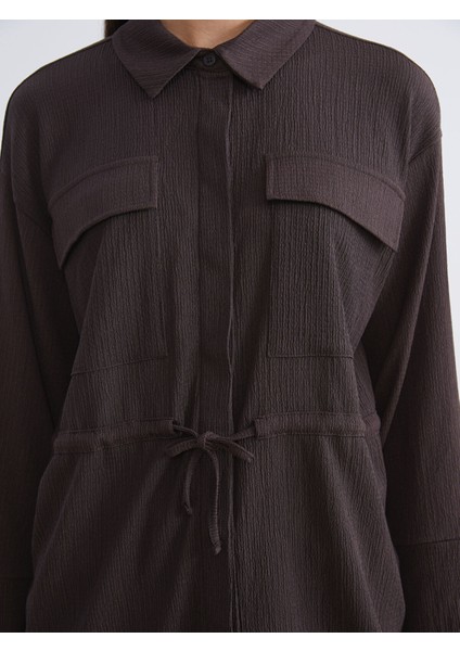 Yeni Sezon Dokulu Kadın Gömlek Tunik modelleri