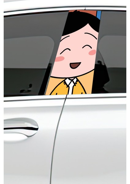 Araç Kapı Uyumlu Direk Kaplama Folyosu Desenli (Sağ Sol Takım) (2 Adet) - 22X50 cm fiyatları