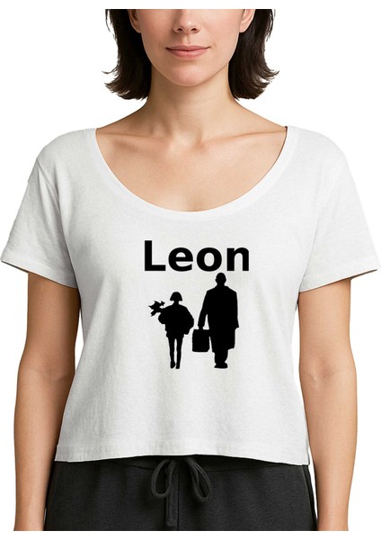 Leon The Professional Beyaz Kadın Tişört