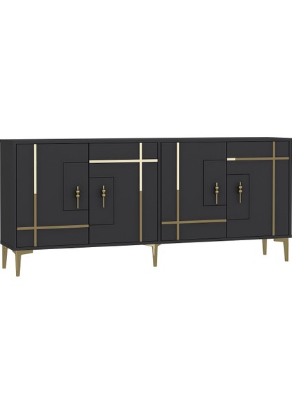 Simgedd (KX180) Konsol Antrasit-Altın modelleri