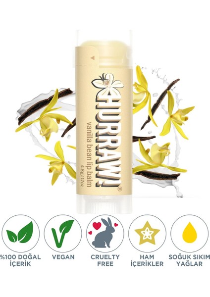 Vanilla Bean Lip Balm/Vanilya 4.8gr