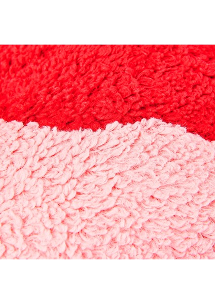 Soft Yinyang Kalp Figürlü Yastık - Pembe / Kırmızı - 33X27 cm fırsatları