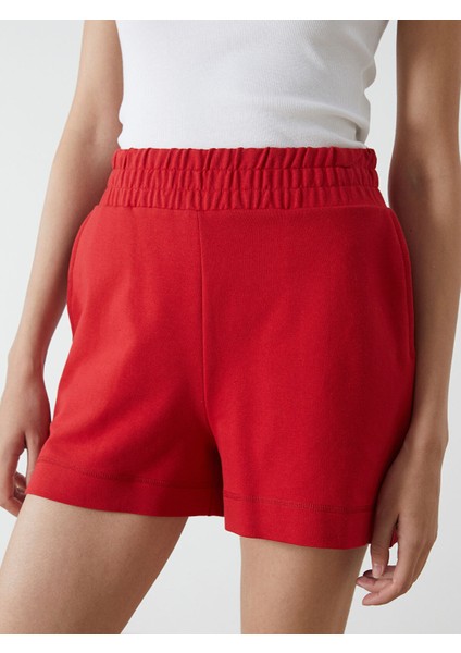 Yeni Sezon Beli Lastikli Kadın Şort modelleri