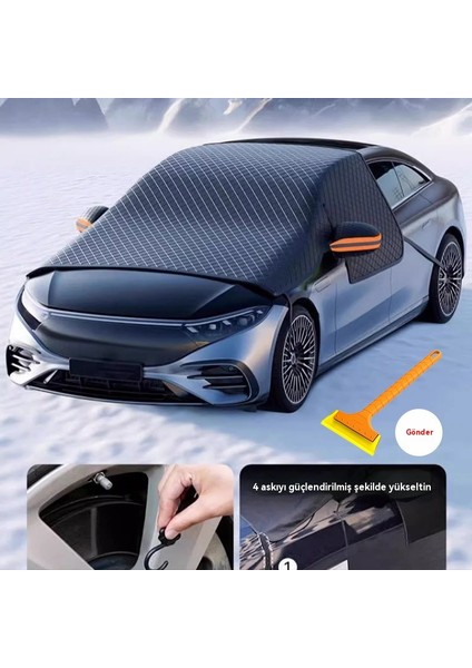 Araba Kar Kalkanı Kalınlaştırılmış ve Uzatılmış Ön Cam Yeni Enerji Aracı Kış Güneş Kalkanı Kar Kalkanı Antifriz (Yurt Dışından) fiyatları