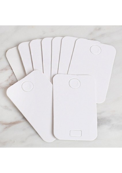Loren 25'li Beyaz Takı Bileklik Kartı modelleri