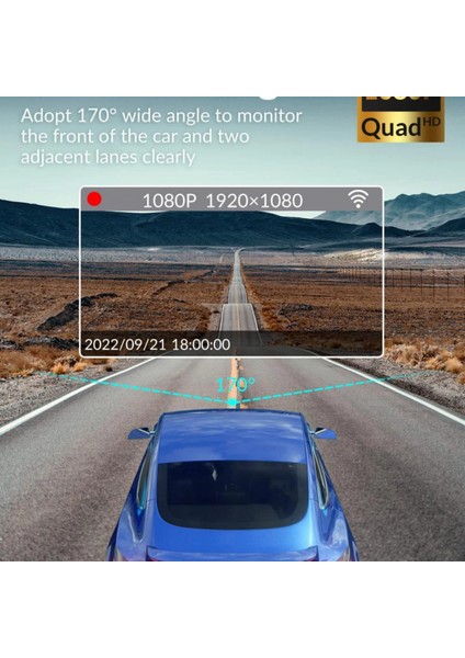 Y15 Çift Lensli Full Hd 1080P Araç Içi Kamera Dvr 170 Geniş Açı G-Sensör, Döngü Kaydı, Gece Görüşü indirimleri