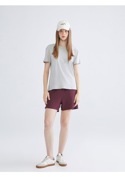 Yeni Sezon Beli Lastikli Kadın Şort