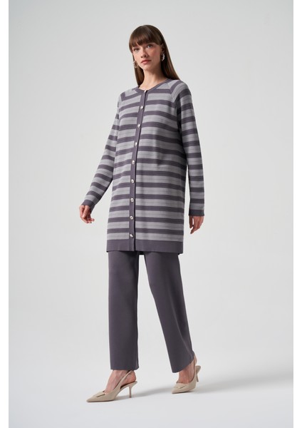 Merserize Bol Paça Pantolon 002 Füme fırsatları