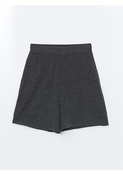 Yeni Sezon Kadın Beli Lastikli Düz Şort indirimleri