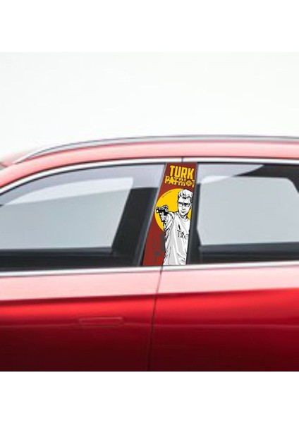 Yusuf Dikeç Desenli Araç Kapı Direk Kaplama Folyosu (Sağ-Sol Takım) - 22X50 cm (2 Adet) fiyatları