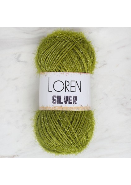 Loren Silver Yeşil El Örgü Ipi - RS0044 - 34100