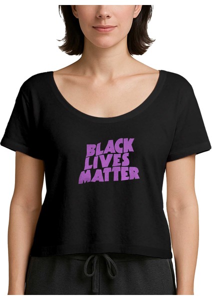 Black Sabbath Black Lives Matter Siyah Kadın Tişört