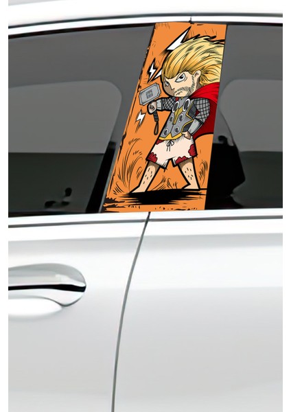 Araç Kapı Direk Kaplama Folyosu Desenli (Sağ Sol Takım) (2 Adet) - 22X50 cm fiyatları