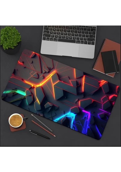 65X25 cm 3D Boyut Tasarımı Kaydırmaz Taban Speed Yüzey Oyuncu Mouse Pad Gaming fiyatları