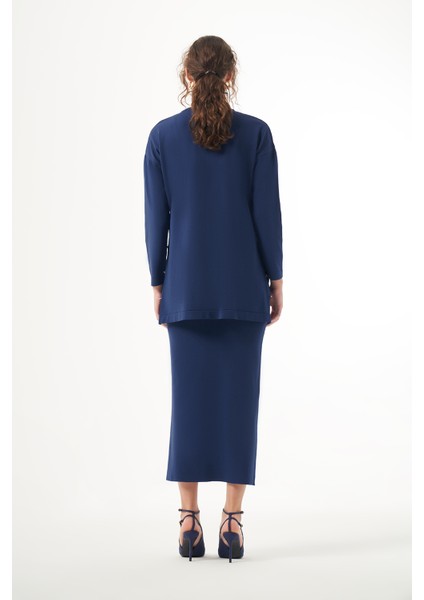 Merserize Çelik Örme Etek 013 Lacivert fiyatları