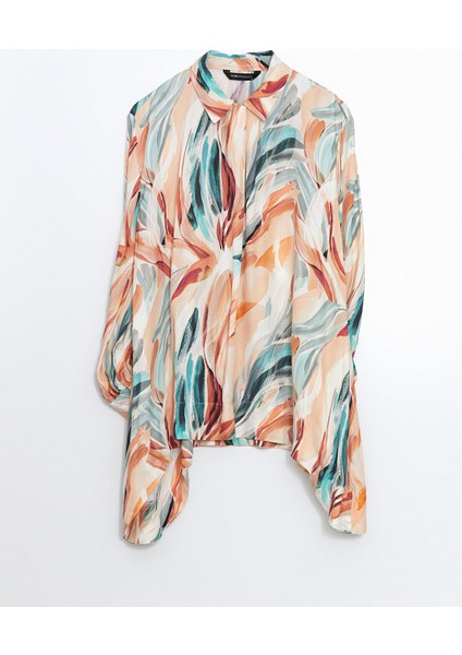 Yeni Sezon Desenli Oversize Kadın Gömlek Tunik indirimleri