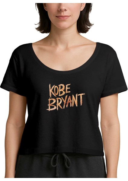 Kobe B Siyah Kadın Tişört
