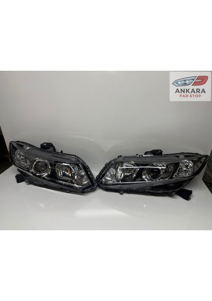 Honda Civic Fb7 2012 - 2015 Ön Far Lambası Sağ - Sol Takım Zenonsuz Tip (Xenonsuz Tip - 2 Far) modelleri