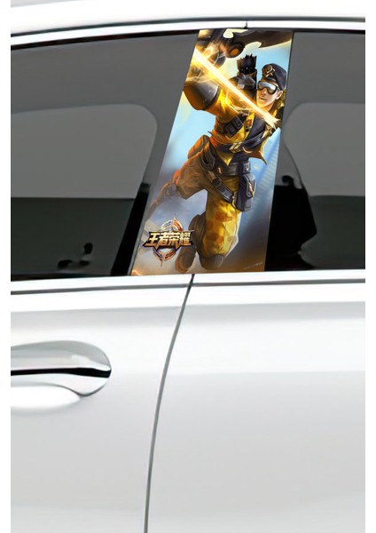 Araç Kapı Direk Kaplama Folyosu Desenli (Sağ Sol Takım) (2 Adet) - 22X50 cm fiyatları