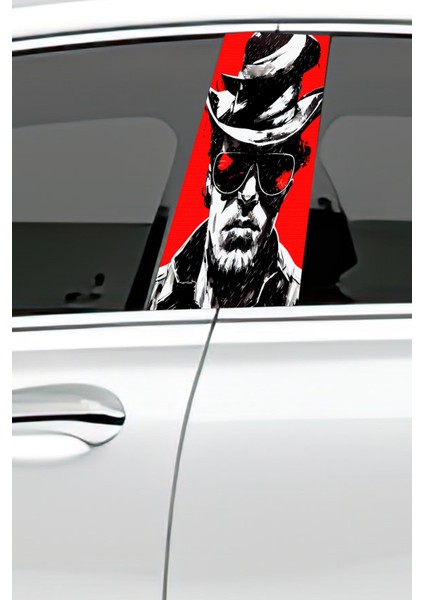 Araç Kapı Direk Kaplama Folyosu Desenli (Sağ Sol Takım) (2 Adet) - 22X50 cm fiyatları