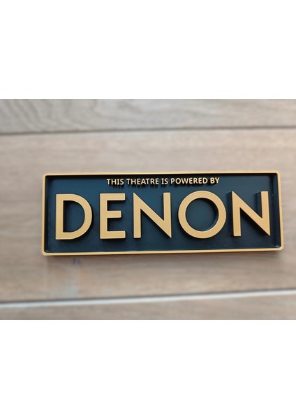 Denon Ev Sinema Marka Logosu 22CM