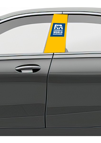 Araç Kapı Direk Kaplama Folyosu Desenli (Sağ Sol Takım) (2 Adet) - 22X50 cm